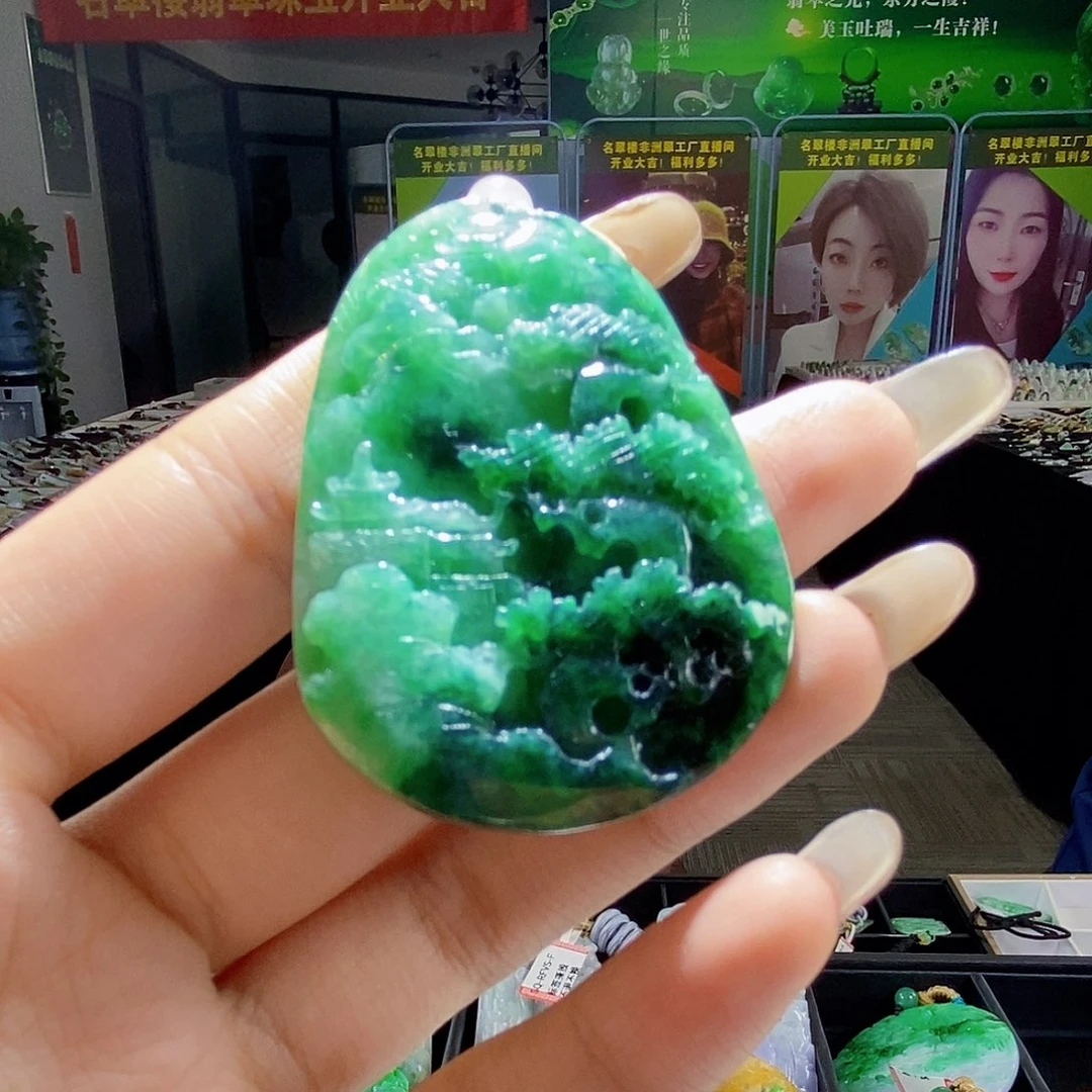颈饰未镶嵌翡翠翡翠