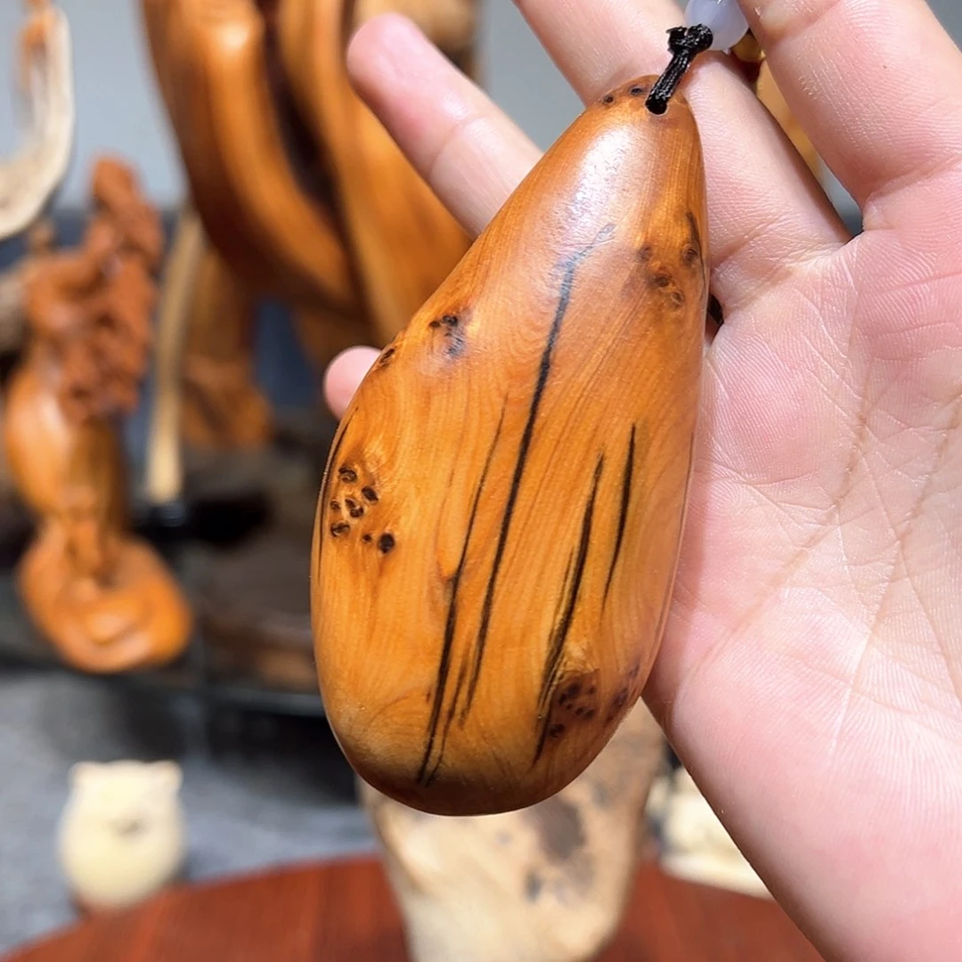 柏木崖柏木手把件摆件