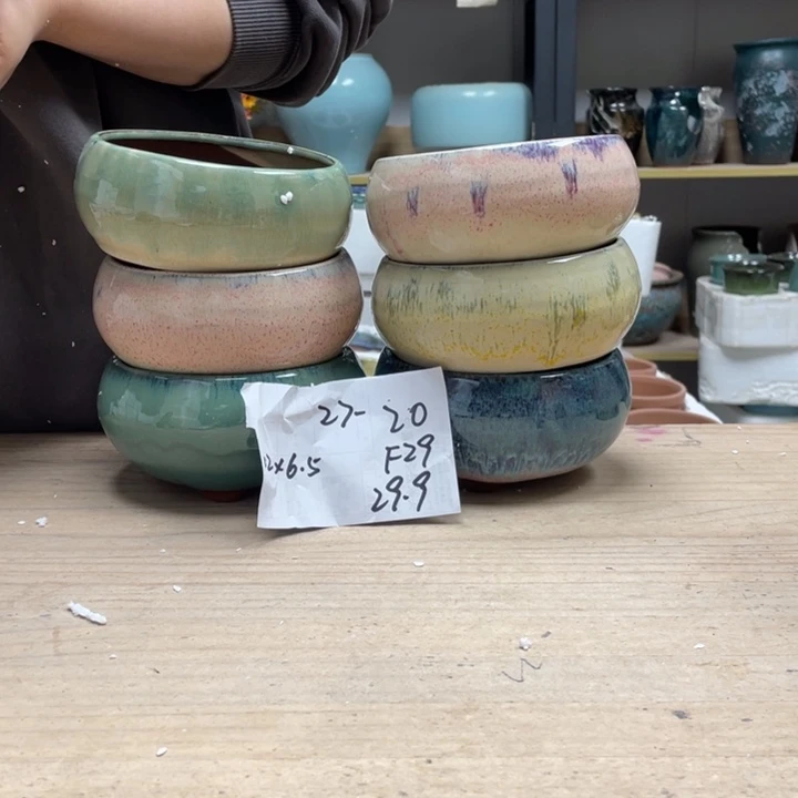 紫砂花盆多肉花盆微瑕20