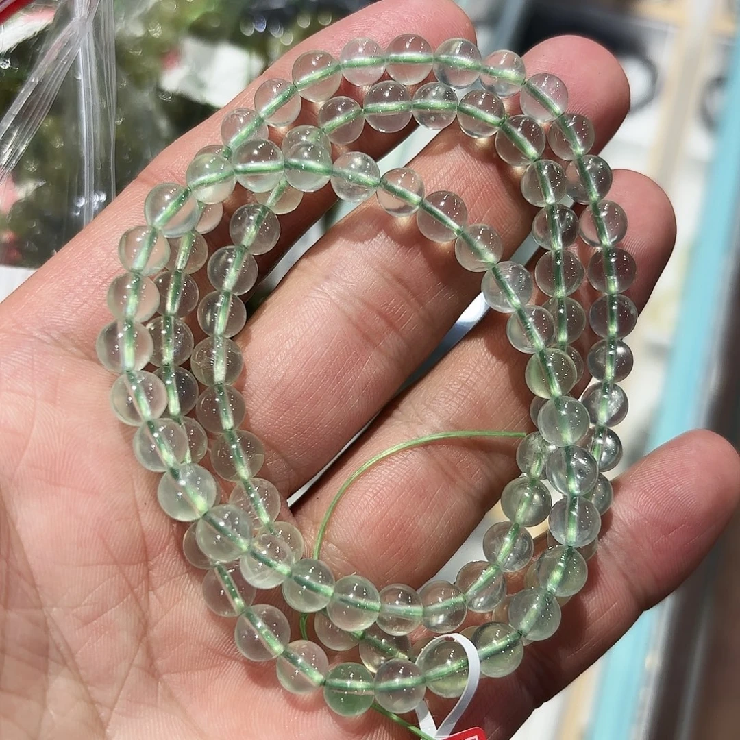葡萄石未镶嵌手串