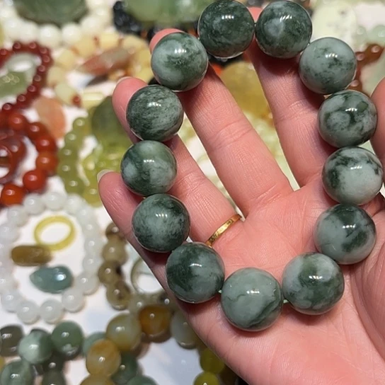 蛇纹石玉未镶嵌手串