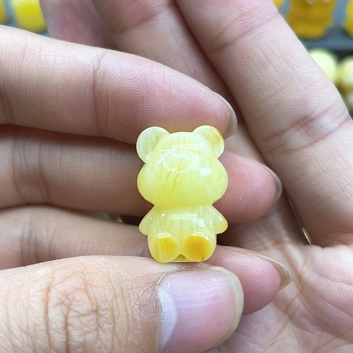 琥珀裸石未镶嵌好****菜蜜蜡