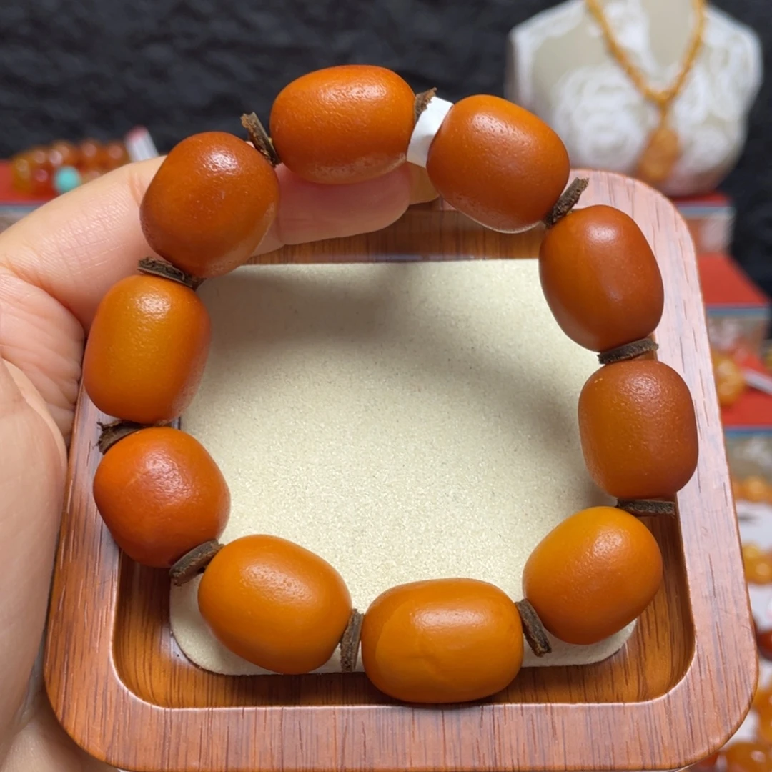 蜜蜡未镶嵌手链手串
