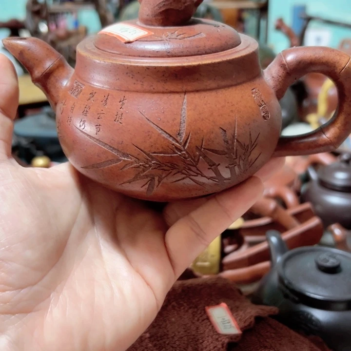 茶壶紫砂紫砂壶收藏起来了！