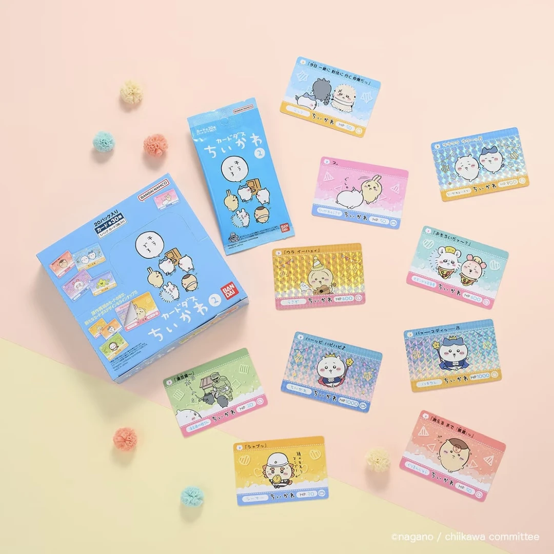 chiikawa撕拉卡第二弹收藏卡盲盒