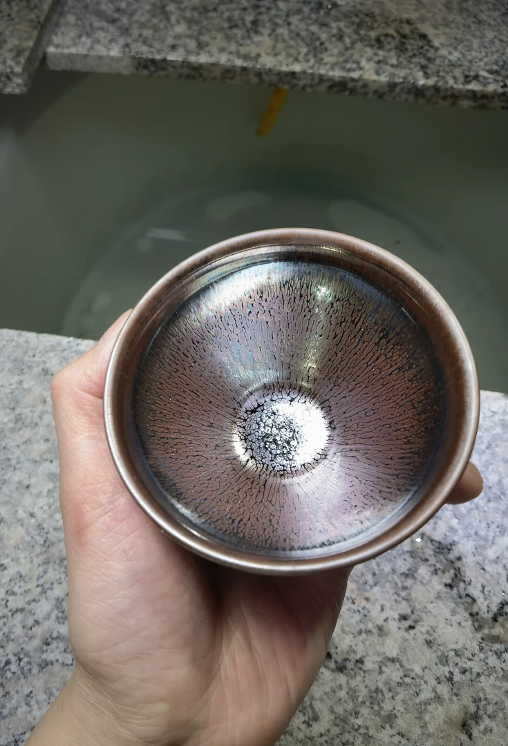 窑宝级金丝万缕陶瓷手工主人杯复古功夫茶具精品水杯