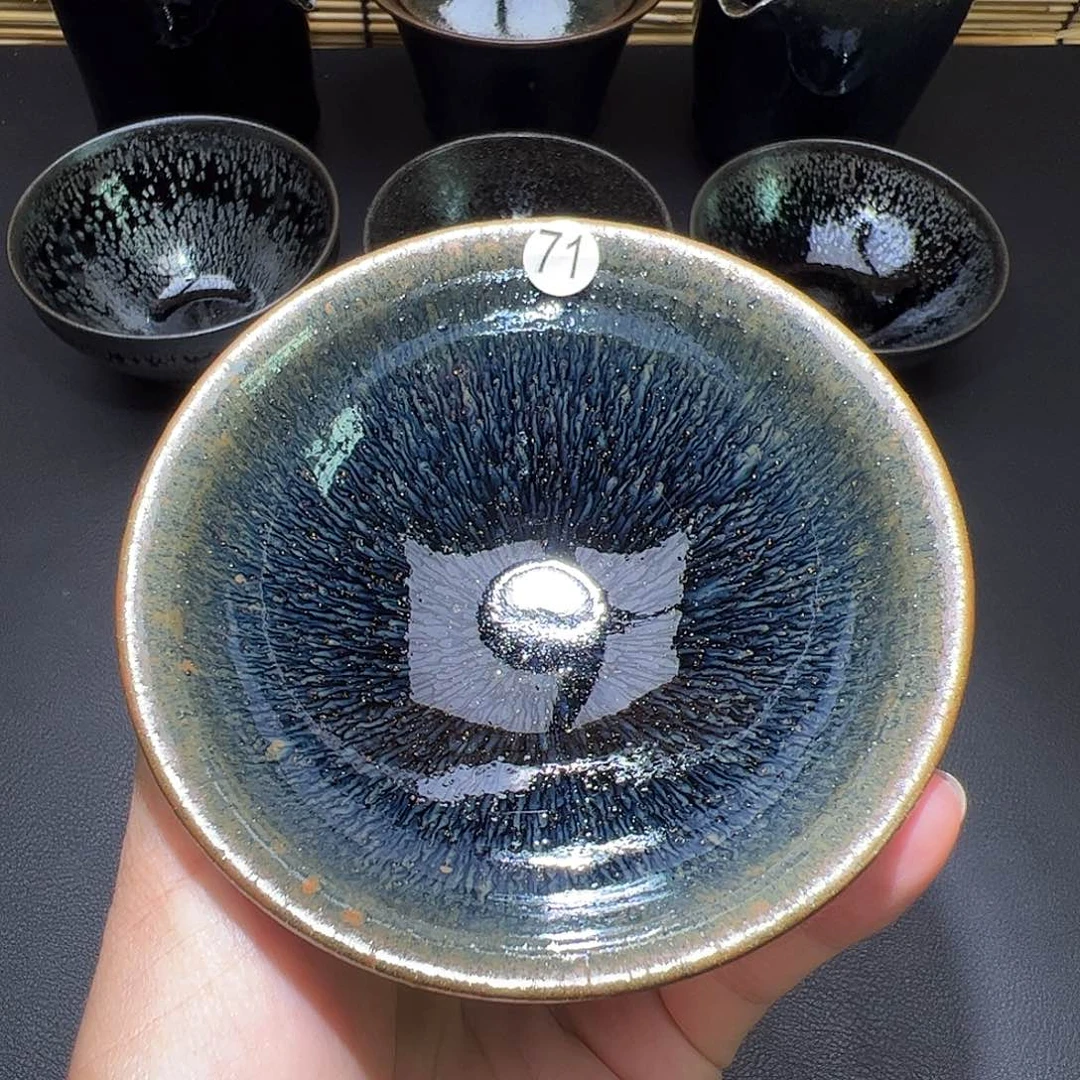 茶盏龙窑柴烧建盏