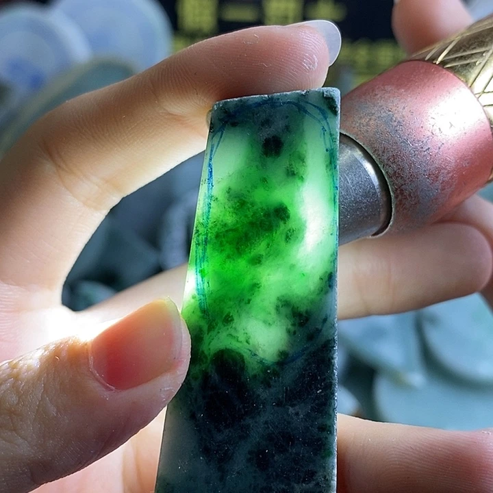 翡翠裸石纯天然翡翠