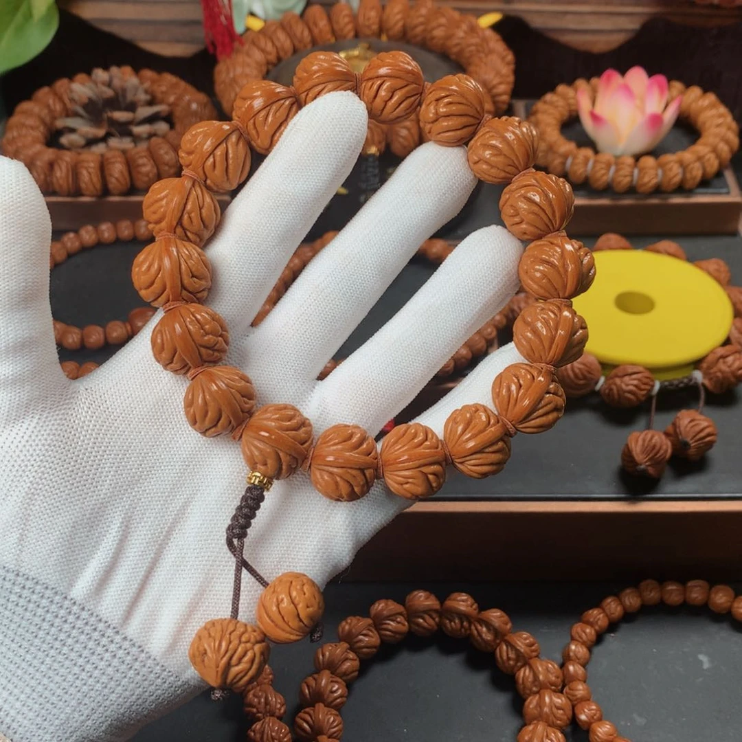 桃核吊坠16祥云手持