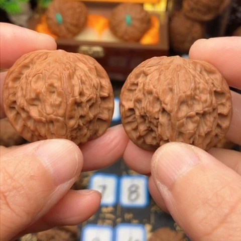 文玩核桃吊坠磨盘38全品