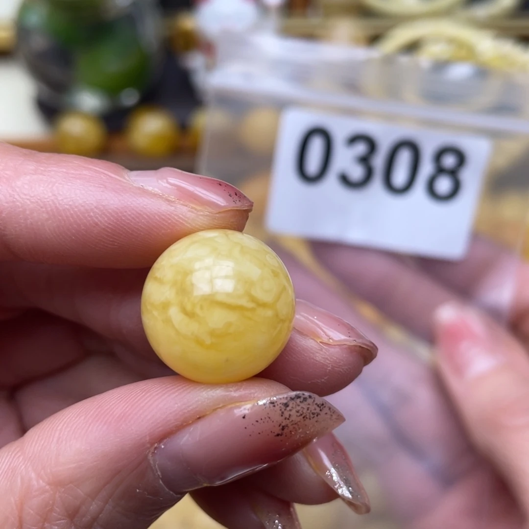 蜜蜡珠宝奇石未镶嵌粉16.5