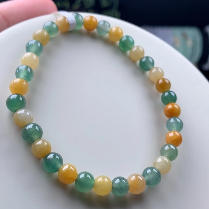 手链翡翠未镶嵌卡