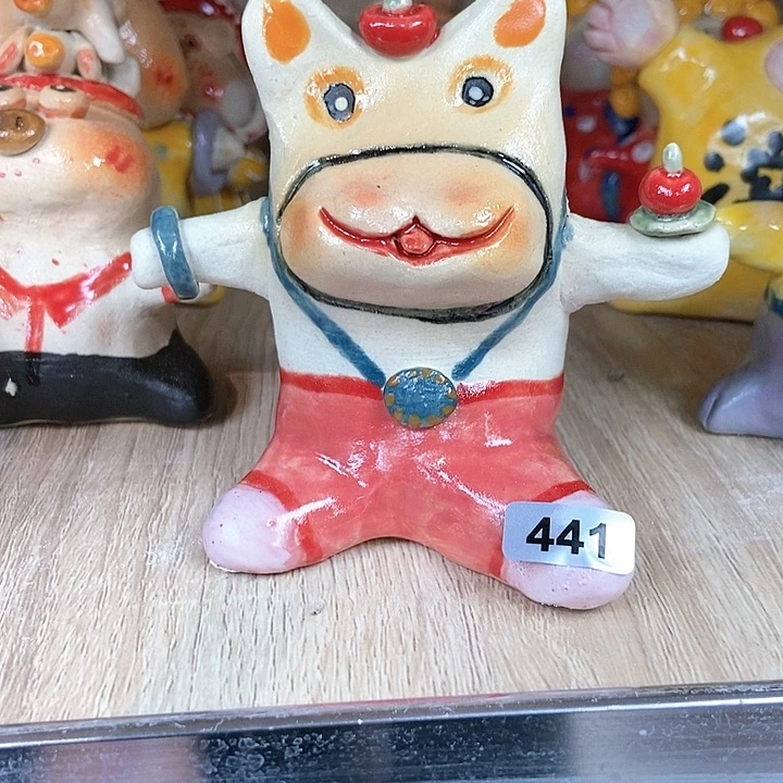 摆件不****?直播间手工陶瓷摆件441