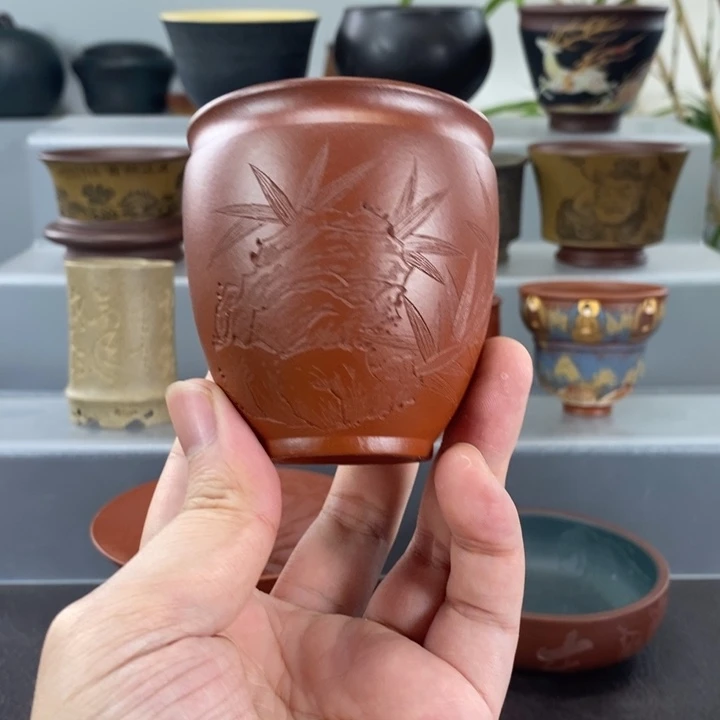 宜兴紫砂手工主人杯