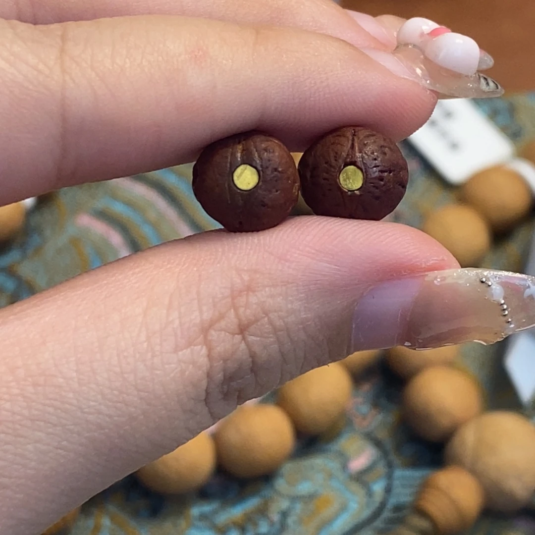 吊坠凤眼菩提24k镶嵌凤眼