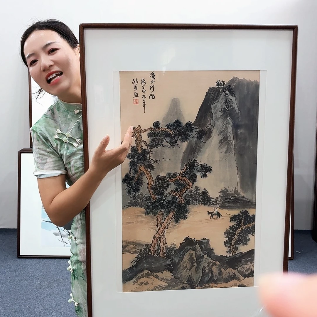 国画手绘作品90×60尺寸