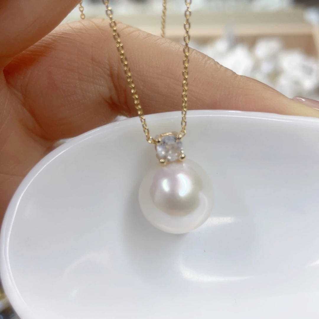 淡水珍珠未镶嵌吊坠(赠链)