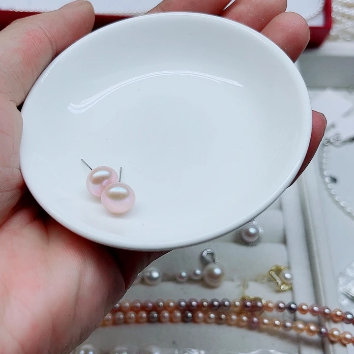未镶嵌淡水珍珠耳饰