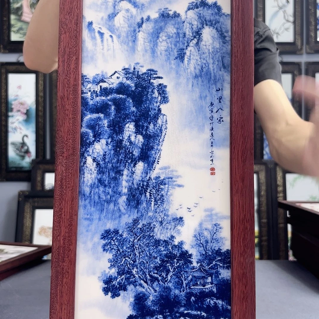 摆件景德镇陶瓷瓷板画