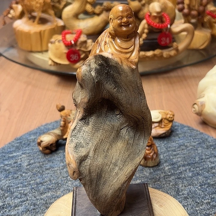 柏木把件崖柏摆件