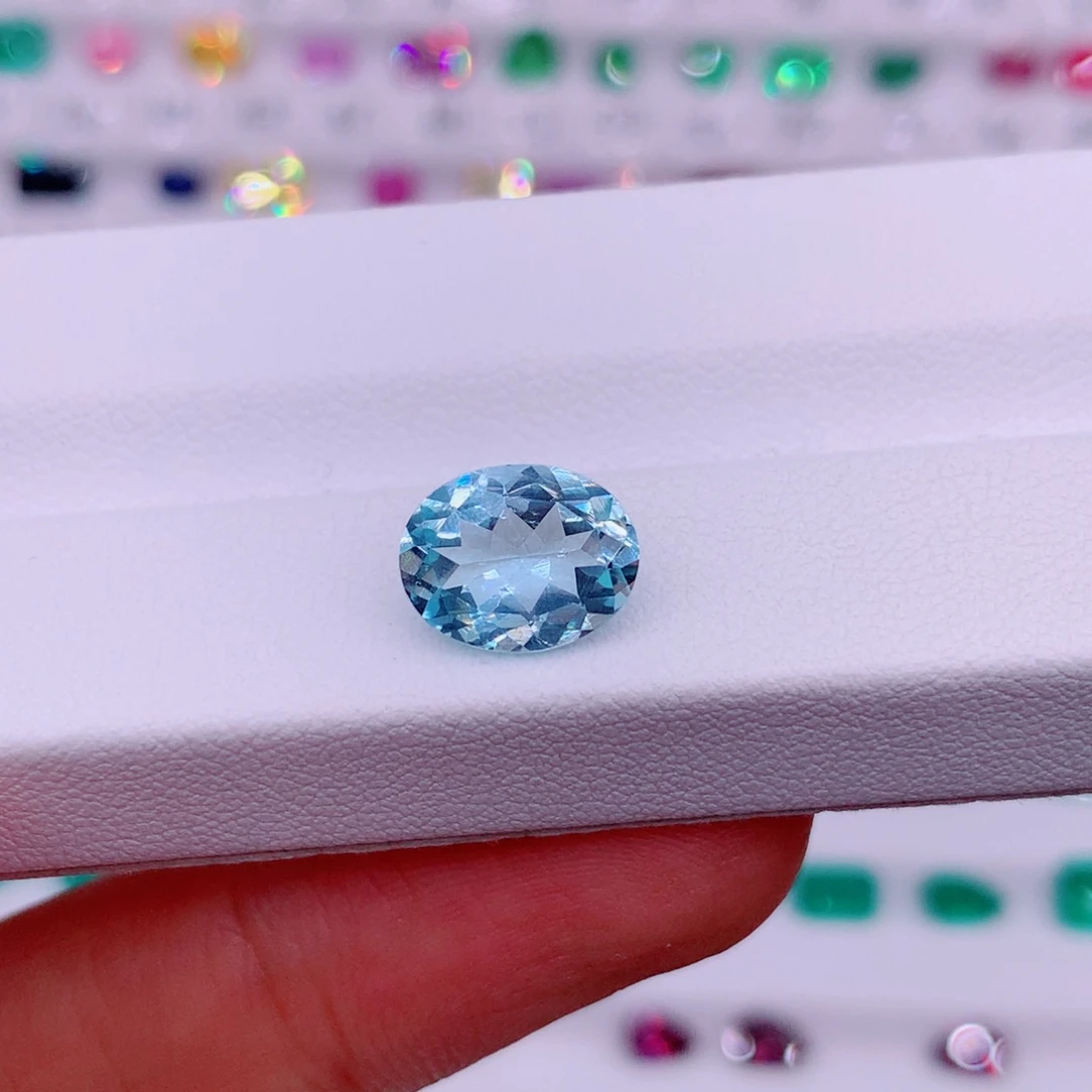 海蓝宝石裸石未镶嵌