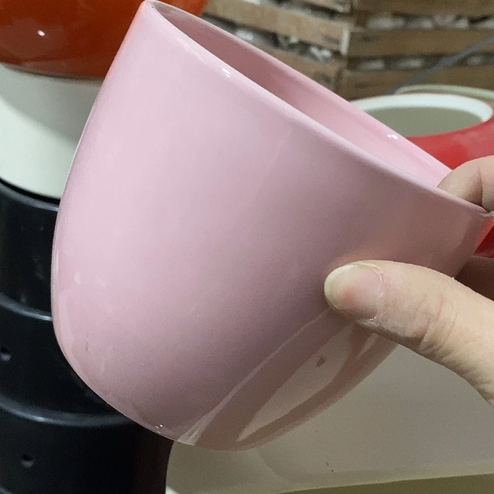 陶摆件陶盆有孔 瑕疵介意勿拍