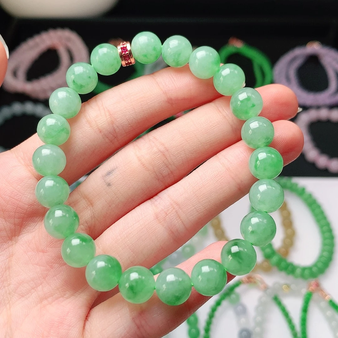 月***丘翡翠未镶嵌手链翡翠