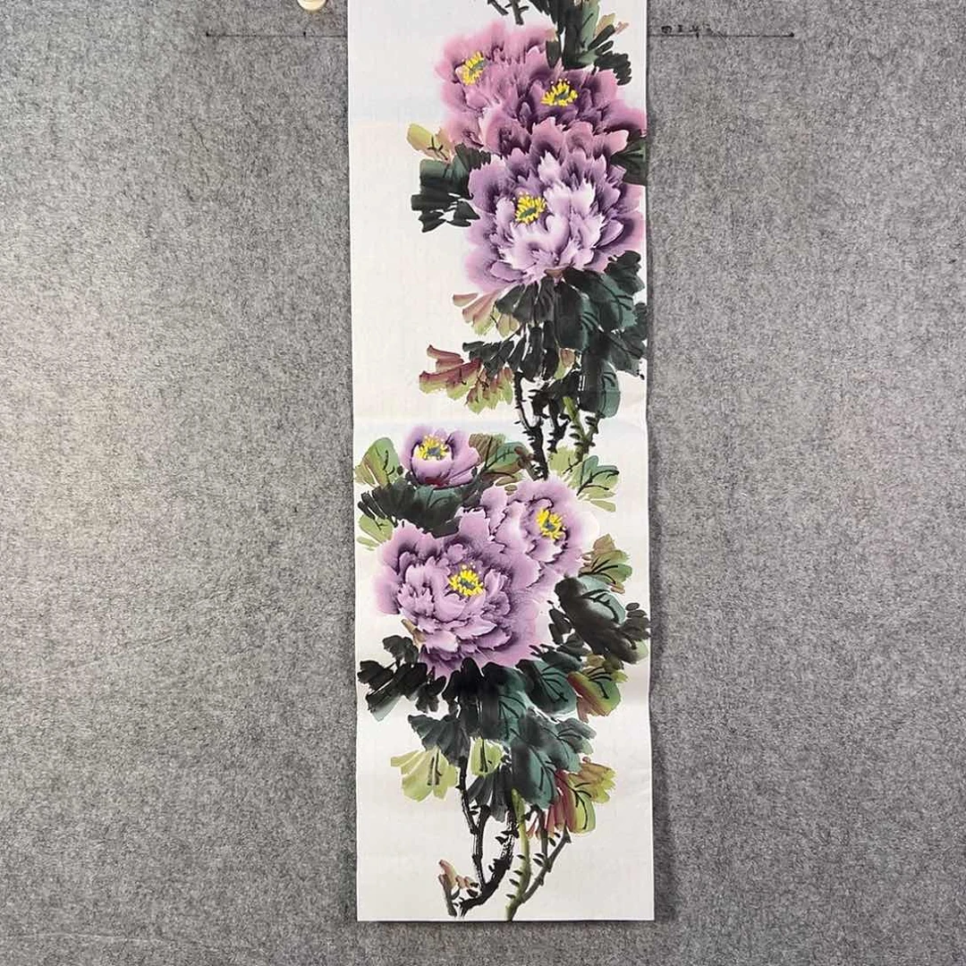 国画652 牡丹等植物生长于这里