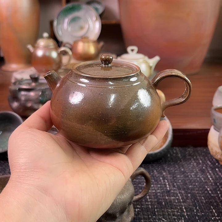 柴烧泡茶壶家用茶壶