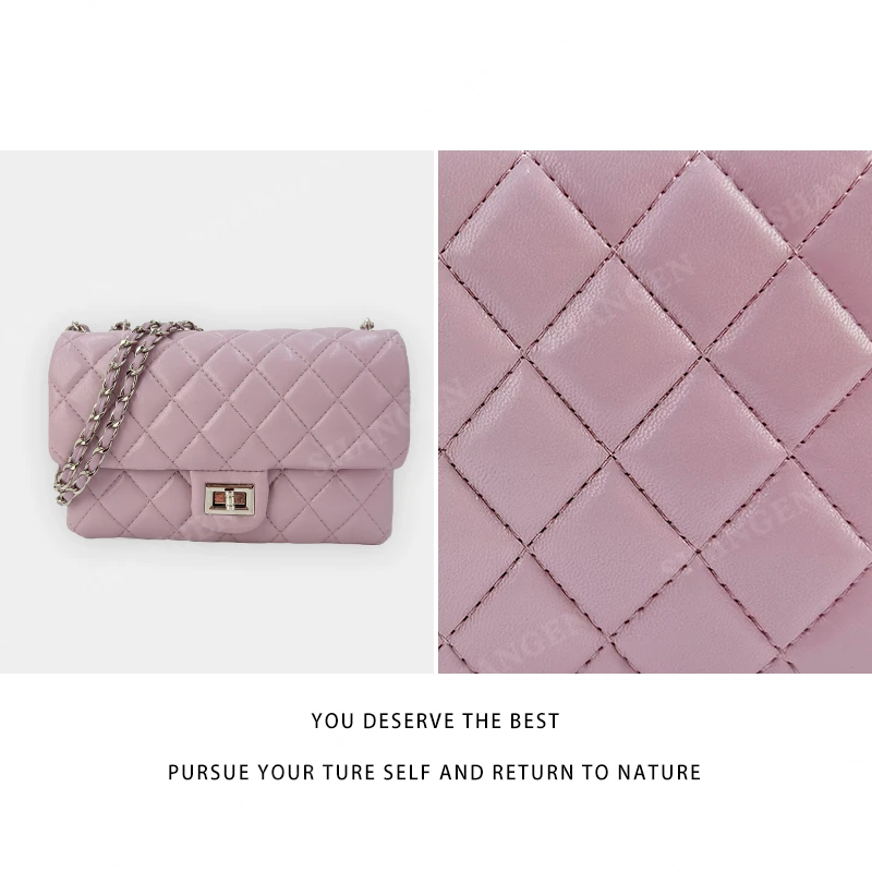 【尚恩CC】SK-92630-淡紫-轻奢时尚女士新款单肩斜挎包