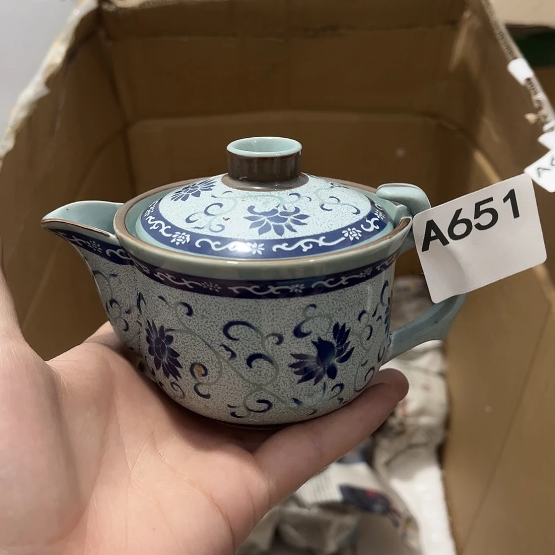 瓷片茶摆件工艺品摆件666