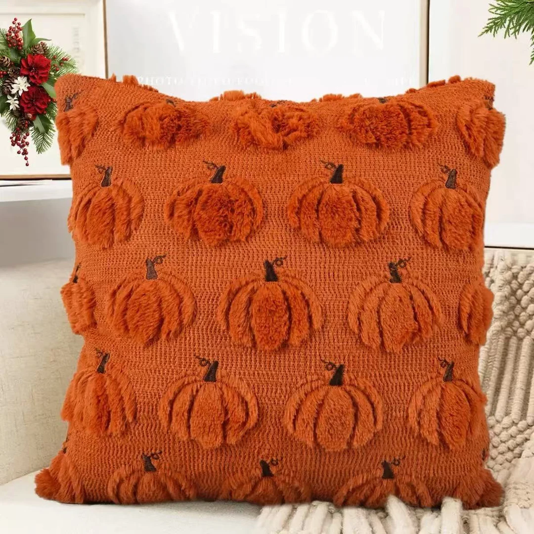 南瓜抱枕45*45微瑕～C62