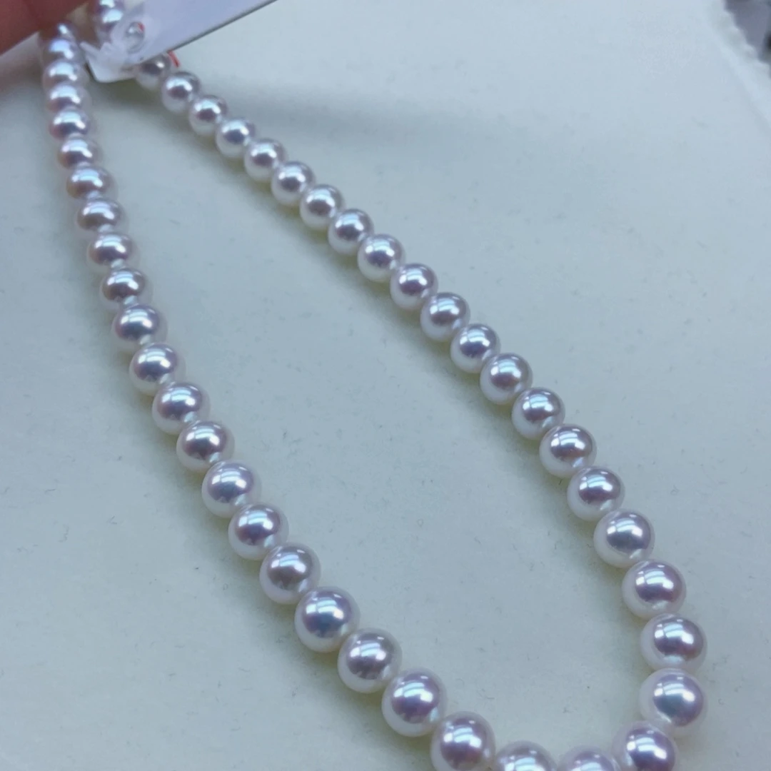 8/9爆亮炫彩天女光淡水珍珠银S925镶嵌