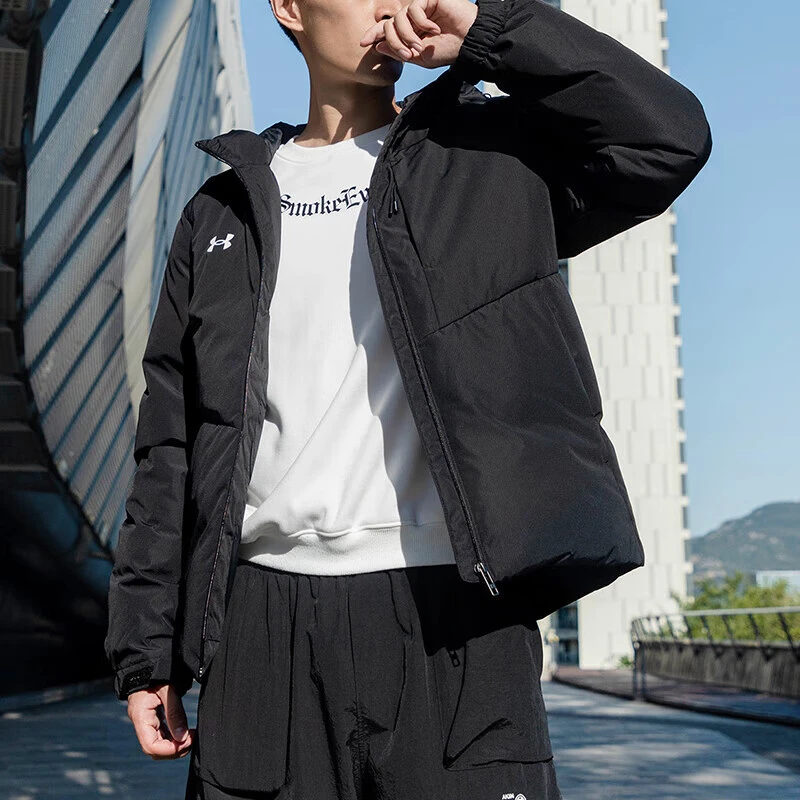 Under Armour/安德玛男子户外羽绒服运动休闲舒适保暖连帽羽绒服