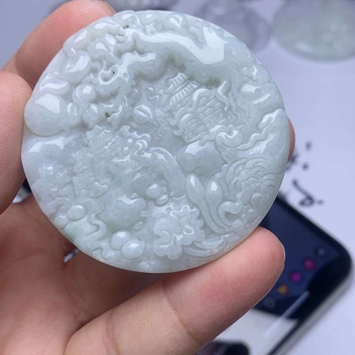 颈饰未镶嵌翡翠翡翠