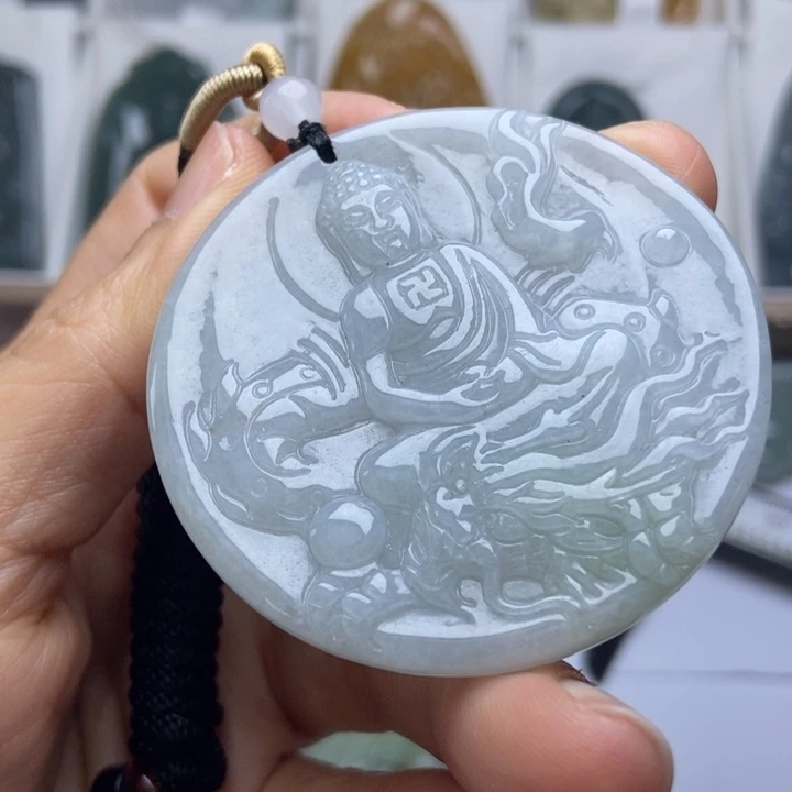 翡翠未镶嵌挂件翡翠
