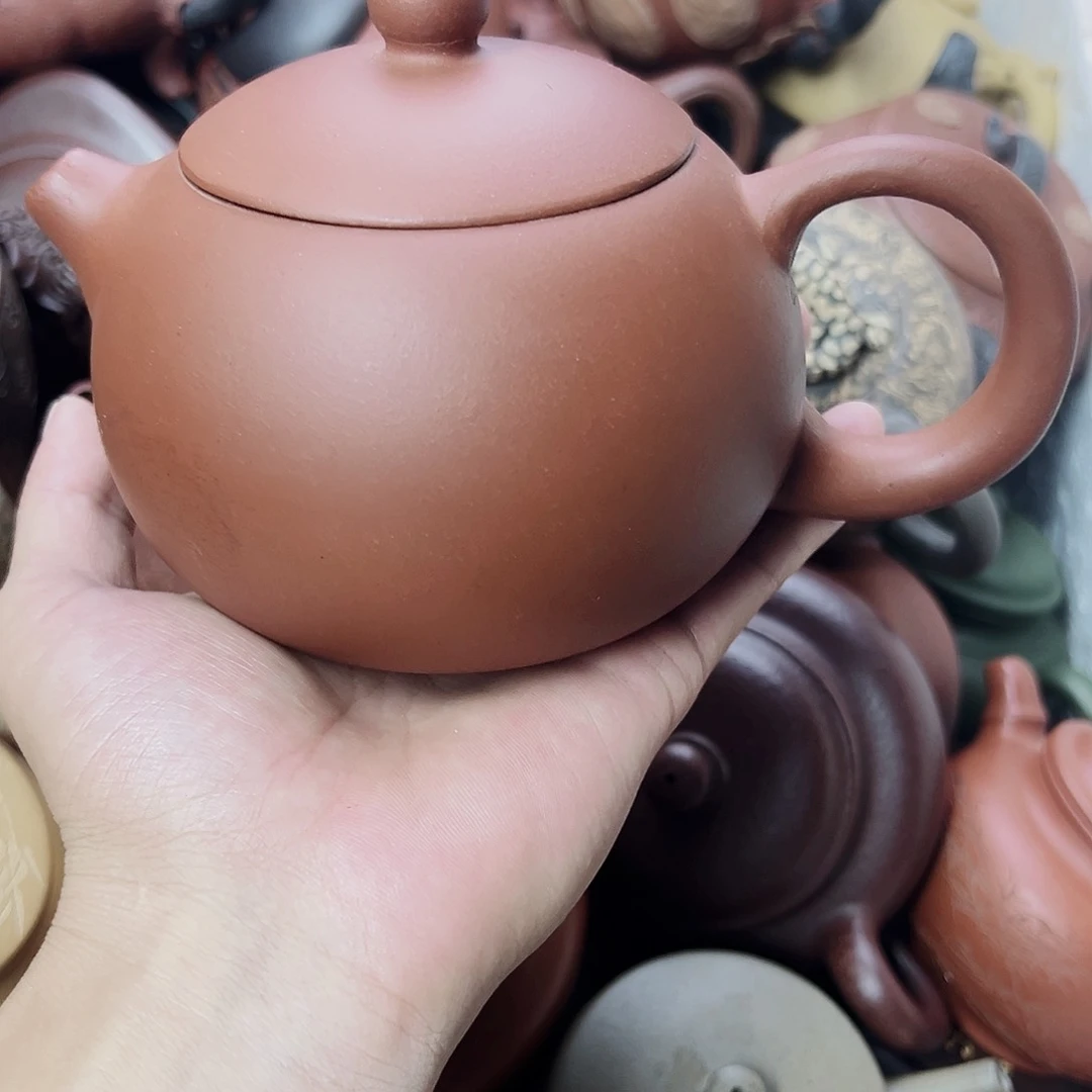 茶壶紫砂宜兴原矿紫砂壶450毫升