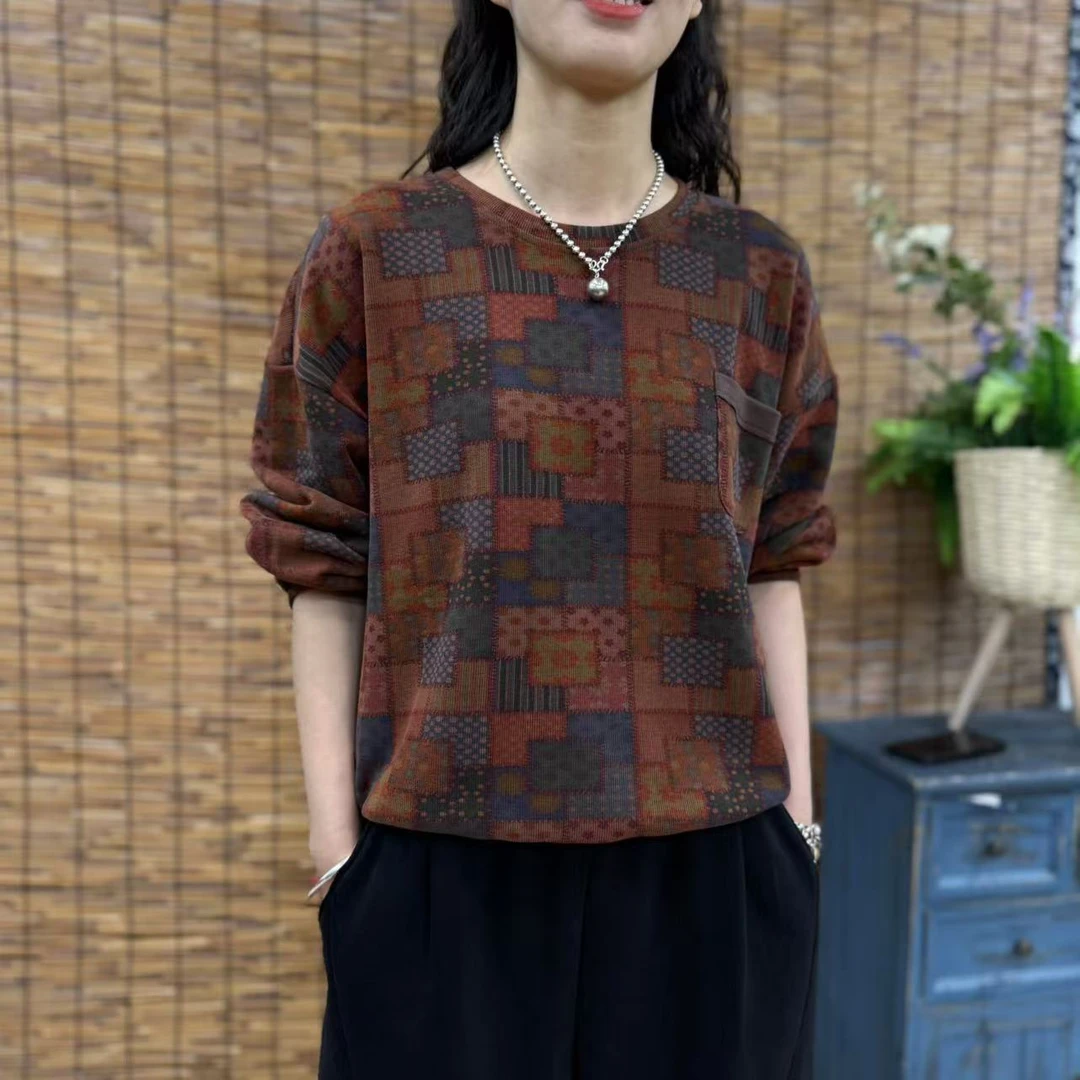 8715新款春季洋气减龄宽松显瘦连帽卫衣