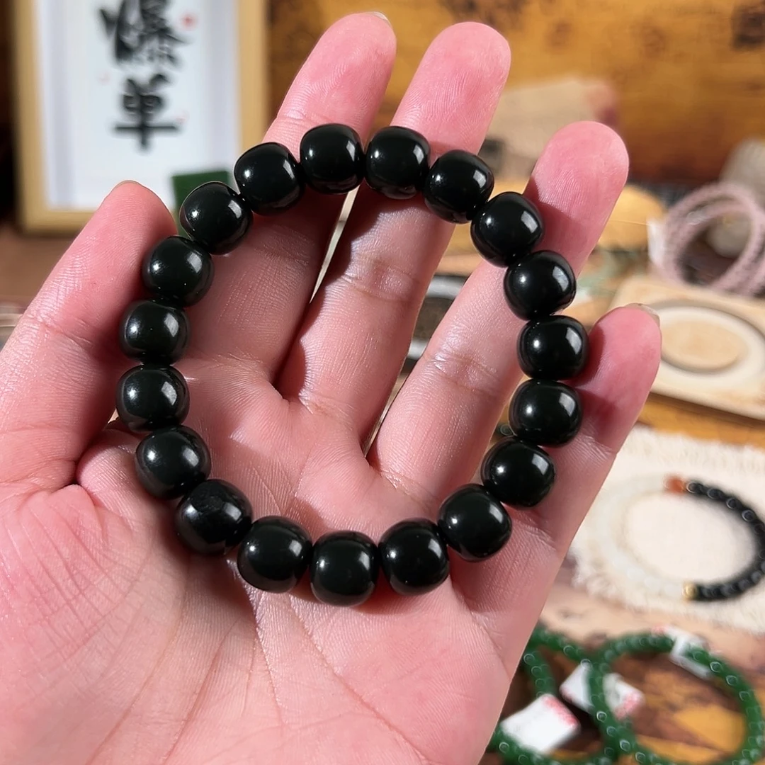 海***上和田玉未镶嵌手链