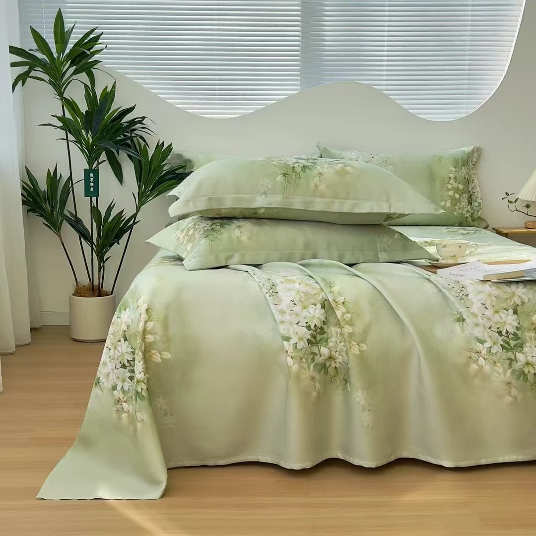 竹纤维软凉席三件套