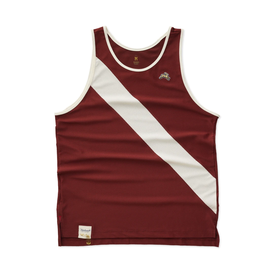 男子夏季Tracksmith 小兔子VC系列复古马拉松陆跑速干跑步运动背