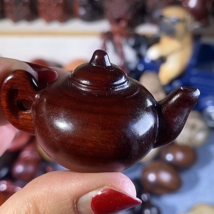 非洲紫檀（红花梨）把把壶