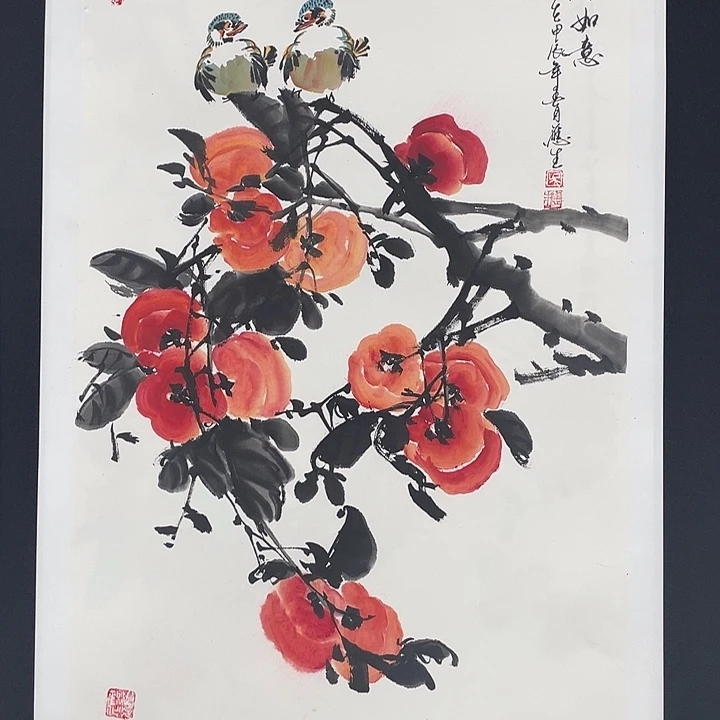 国画老师手绘作品