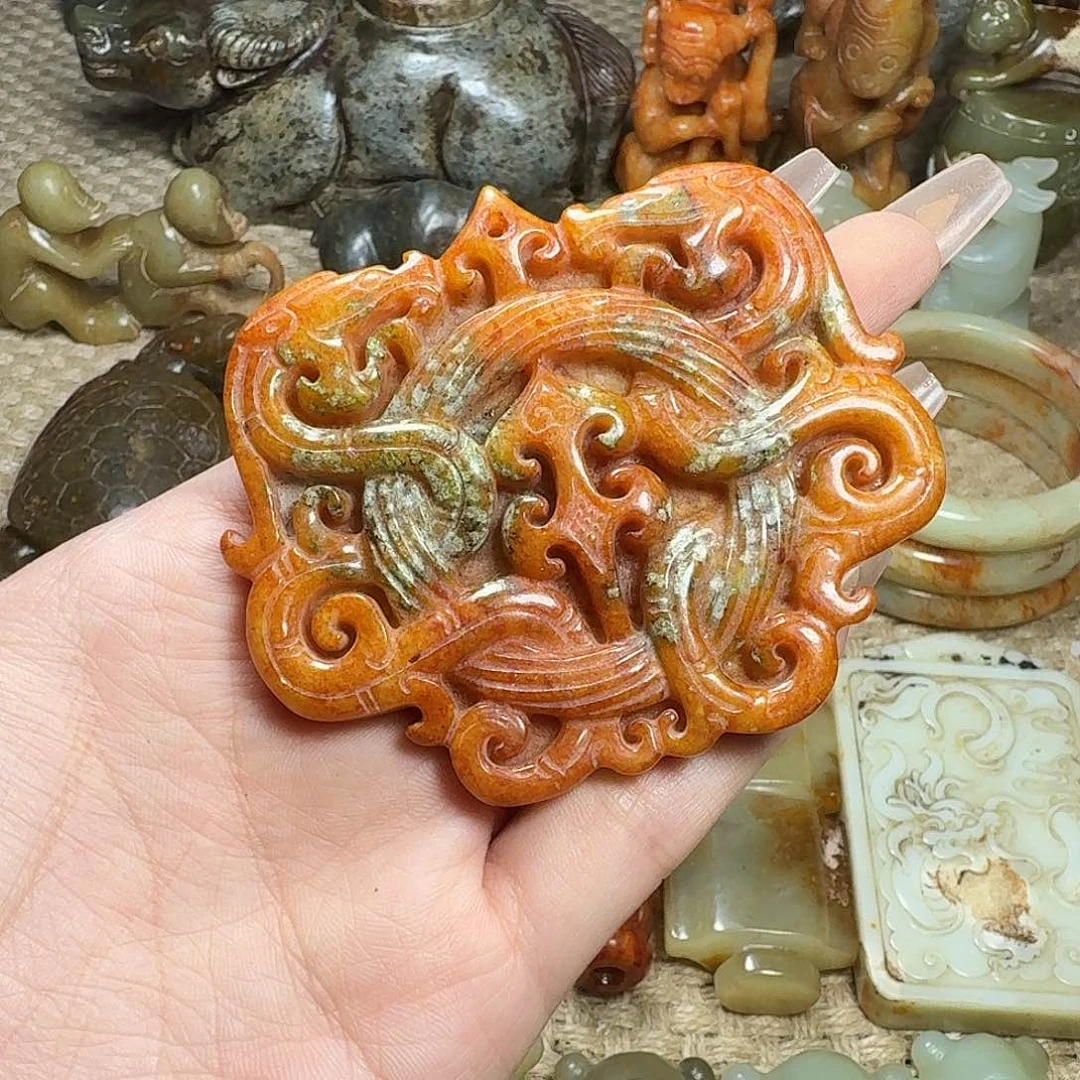 白玉菩提吊坠挂件