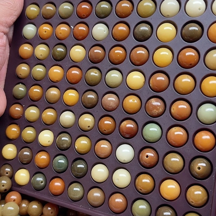 白玉菩提吊坠瑕疵11糖心圆珠50颗卡灯牌宠60颗