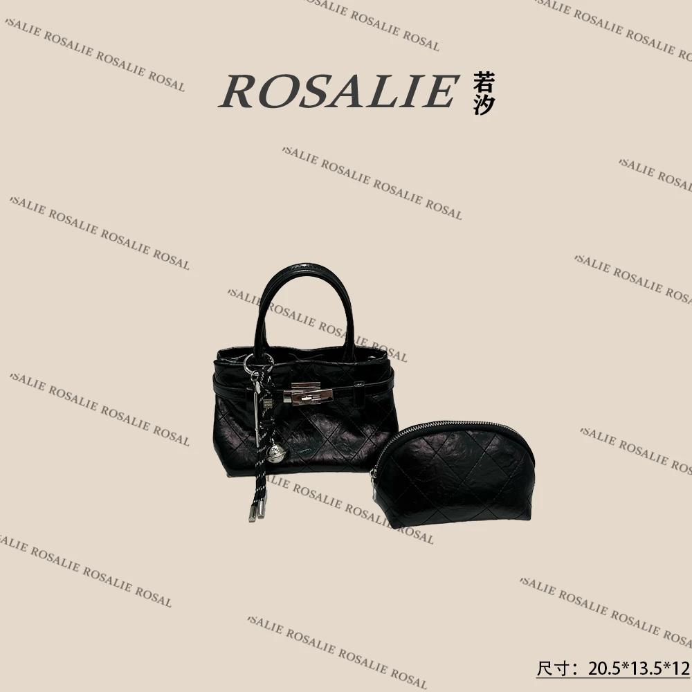 【工厂直销】ZT-D7155-劳伦黑轻奢时尚气质百搭女士包