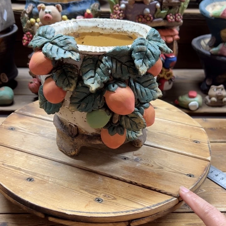 嘻哈多肉花盆百搭