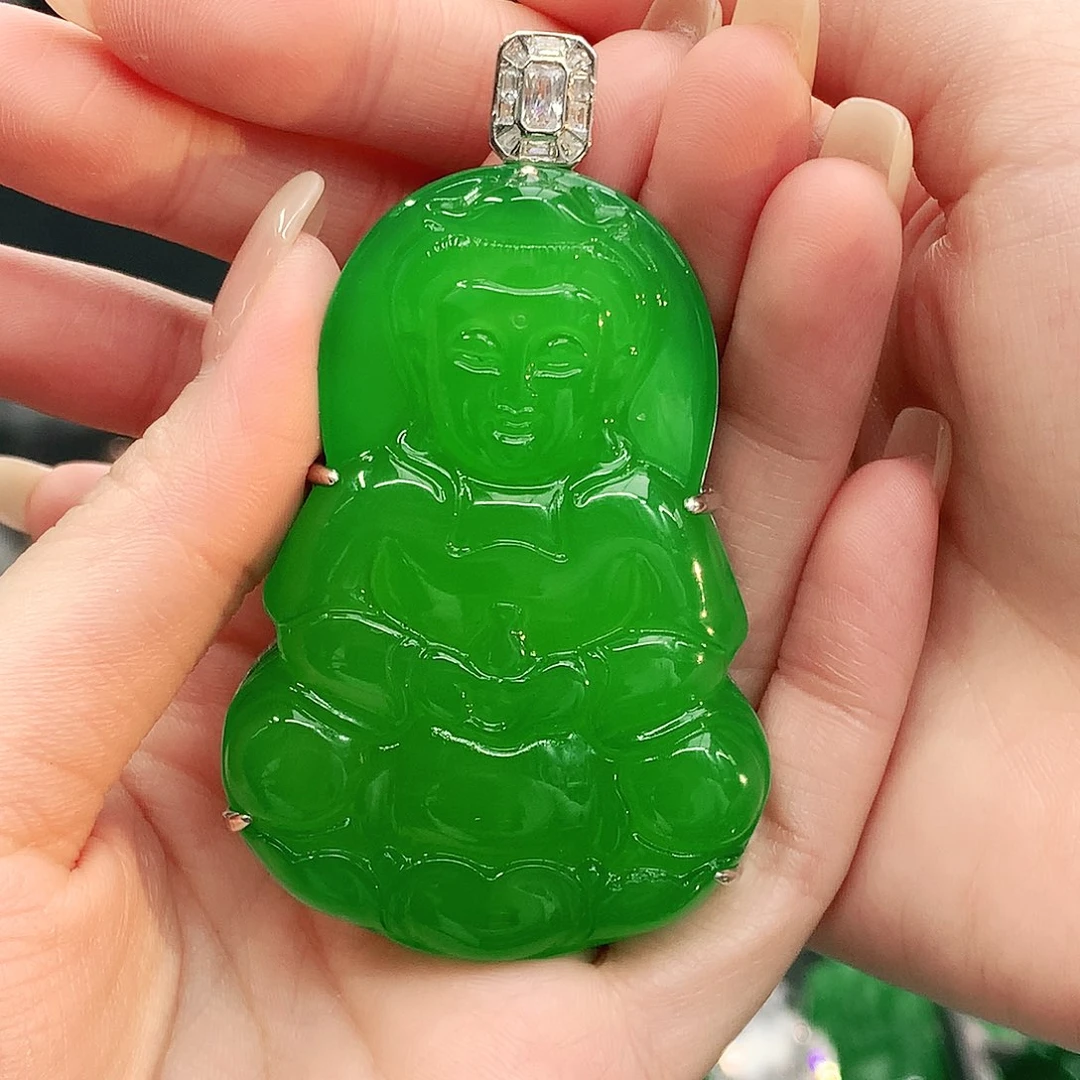 银S925镶嵌吊坠玛瑙/玉髓