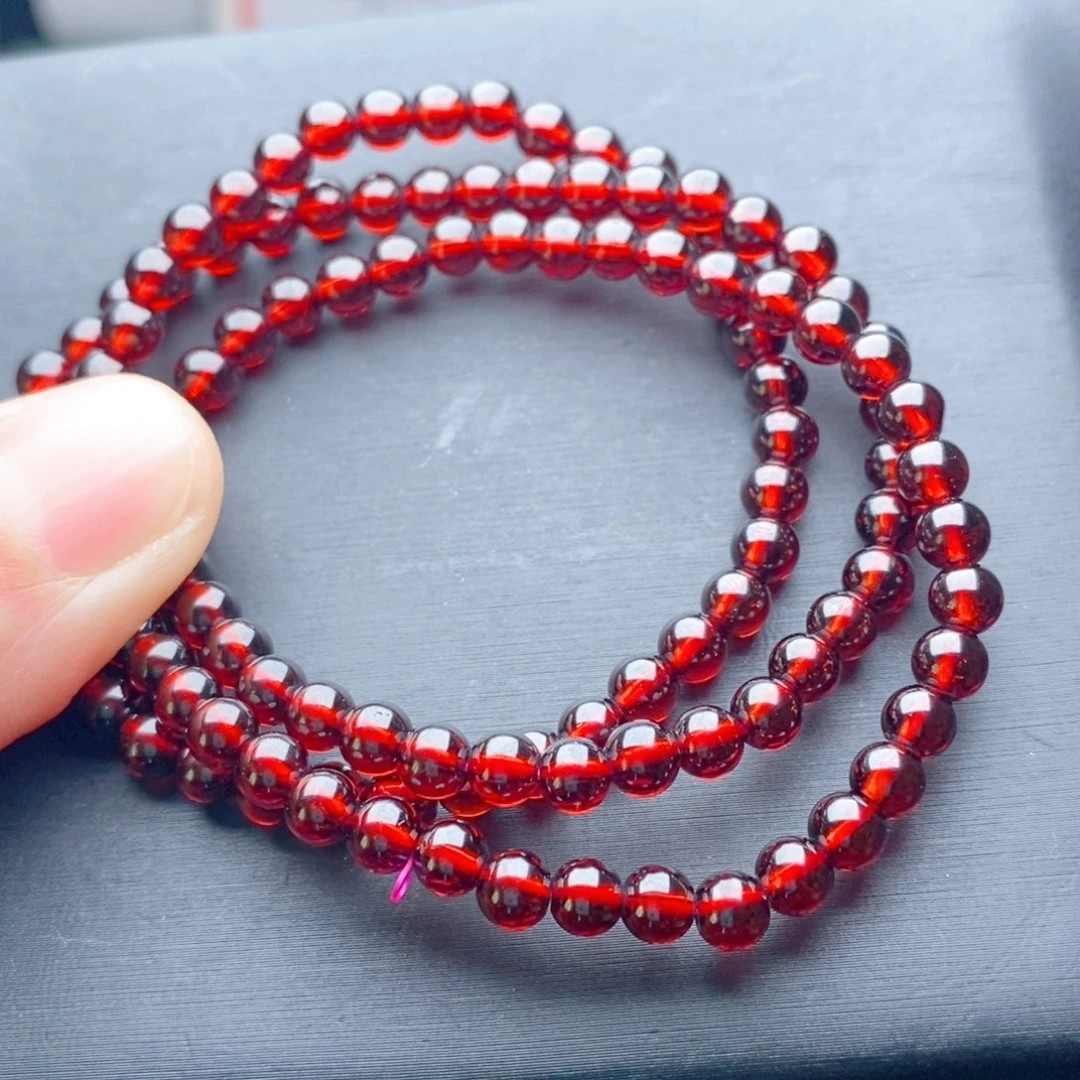 石榴石未镶嵌手链天然大漏