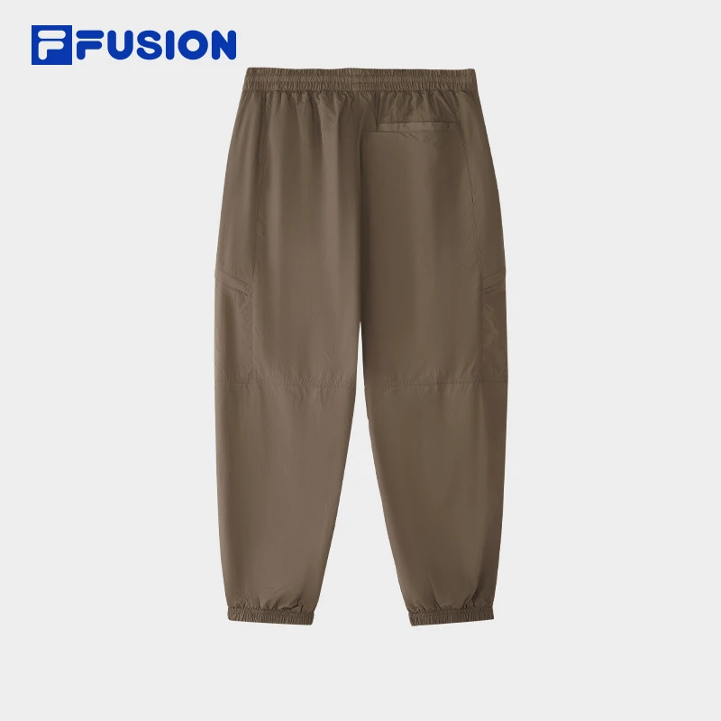 FILA斐乐2025新款潮流宽松束脚裤男士简约百搭针织裤舒服穿搭